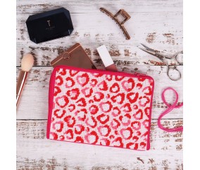 Kit de Demi-Point – Trousse de maquillage Love Leopard – 18 x 13 cm - Trimits