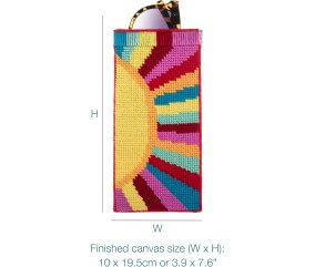 Kit de Demi-Point – Étui à Lunettes Rayon de Soleil – 18 x 9 cm -Trimits