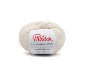 Pelote exceptionnelle en Alpaga à tricoter Phil Baby Alpaga – 25 gr – Phildar