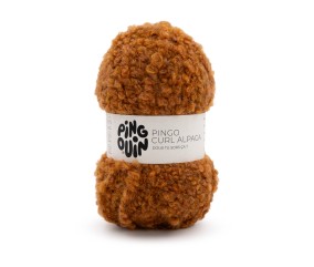 Fil bouclette ultra doux & texturé - PINGO CURL ALPAGA - Pingouin