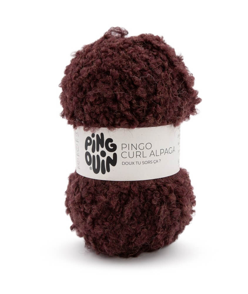 Fil bouclette ultra doux & texturé - PINGO CURL ALPAGA - Pingouin