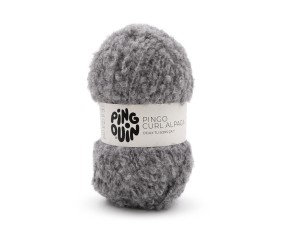 Fil bouclette ultra doux & texturé - PINGO CURL ALPAGA - Pingouin