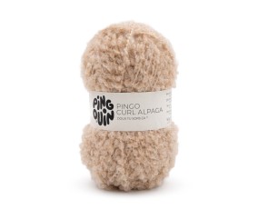 Fil bouclette ultra doux & texturé - PINGO CURL ALPAGA - Pingouin