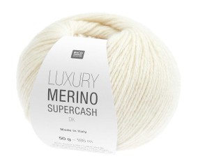 Luxury Merino Supercash DK – Laine mérinos & cachemire d’exception – Rico Design - Pour tricots élégants, doux & intemporels
