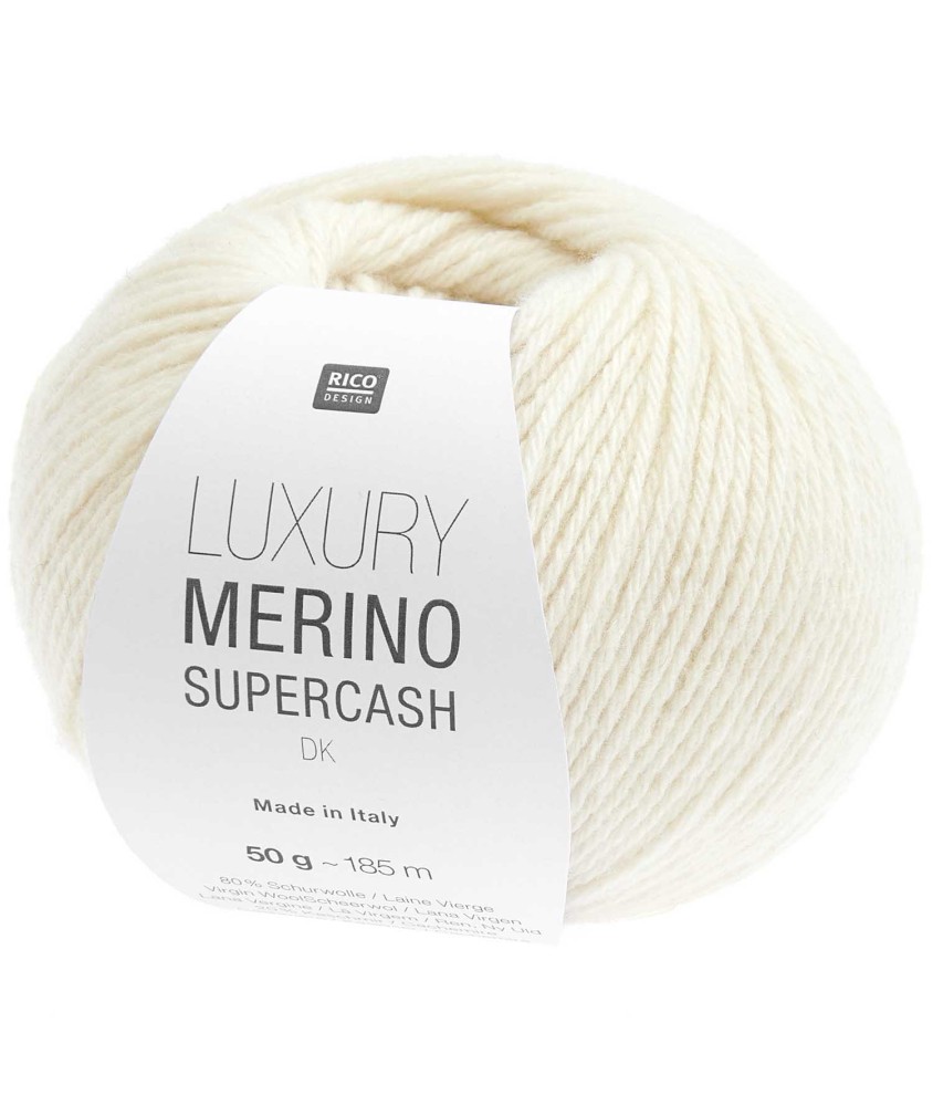 Luxury Merino Supercash DK – Laine mérinos & cachemire d’exception – Rico Design - Pour tricots élégants, doux & intemporels Luxury Merino Supercash DK – Laine mérinos & cachemire d’exception – Rico Design - Pour tricots élégants, doux & intemporels