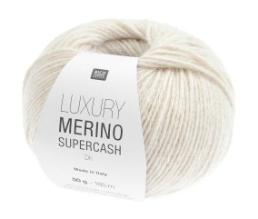 Luxury Merino Supercash DK – Laine mérinos & cachemire d’exception – Rico Design - Pour tricots élégants, doux & intemporels