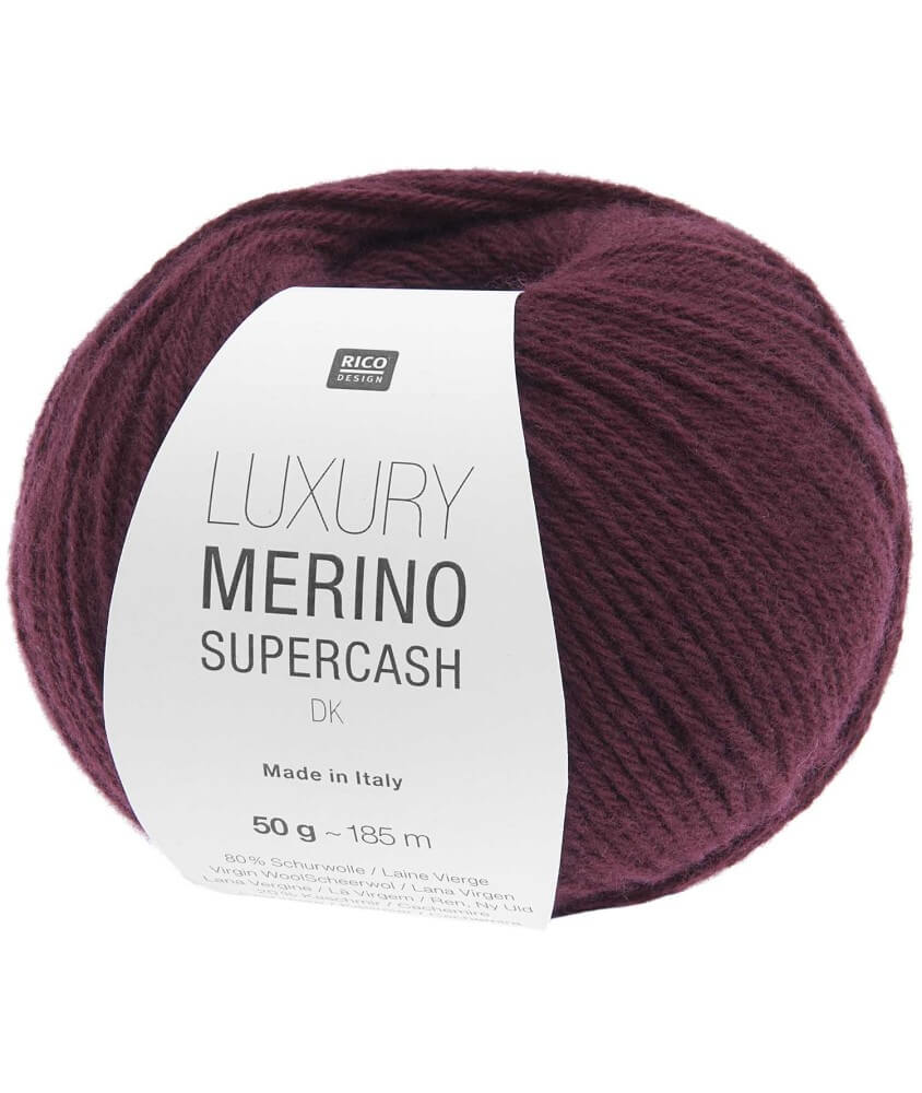 Luxury Merino Supercash DK – Laine mérinos & cachemire d’exception – Rico Design - Pour tricots élégants, doux & intemporels