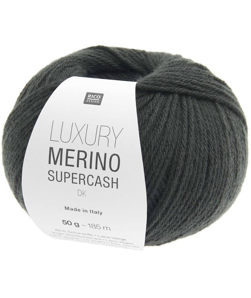 Luxury Merino Supercash DK – Laine mérinos & cachemire d’exception – Rico Design - Pour tricots élégants, doux & intemporels