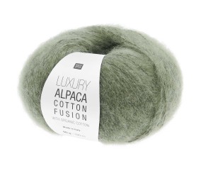 Coton bio à Tricoter & alpaga Luxury Alpaca Cotton Fusion – Rico Design – La rencontre parfaite entre fraîcheur, douceur et luxe