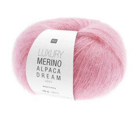 Pelote de laine et alpaga LUXURY MERINO ALPAGA DREAM ARAN - Rico Design - Le fil noble et volumineux au toucher cocooning