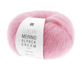 Pelote de laine et alpaga LUXURY MERINO ALPAGA DREAM ARAN - Rico Design - Le fil noble et volumineux au toucher cocooning