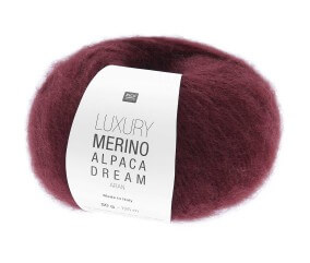 Pelote de laine et alpaga LUXURY MERINO ALPAGA DREAM ARAN - Rico Design - Le fil noble et volumineux au toucher cocooning