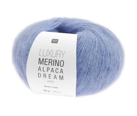Pelote de laine et alpaga LUXURY MERINO ALPAGA DREAM ARAN - Rico Design - Le fil noble et volumineux au toucher cocooning