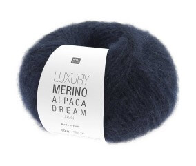 Pelote de laine et alpaga LUXURY MERINO ALPAGA DREAM ARAN - Rico Design - Le fil noble et volumineux au toucher cocooning