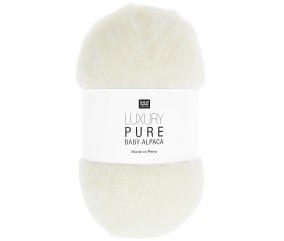 Pelote exceptionnelle LUXURY PURE BABY ALPACA - Rico Design - Le fil 100 % alpaga bébé pour un tricot haut de gamme