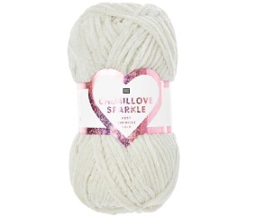 Pelote à tricoter CREATIVE CHENILLOVE SPARKLE - 100gr - Rico Design