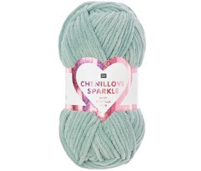 Pelote à tricoter CREATIVE CHENILLOVE SPARKLE - 100gr - Rico Design