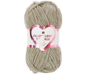 Pelote à tricoter CREATIVE CHENILLOVE SPARKLE - 100gr - Rico Design