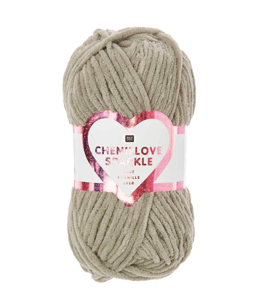 Pelote à tricoter CREATIVE CHENILLOVE SPARKLE - 100gr - Rico Design