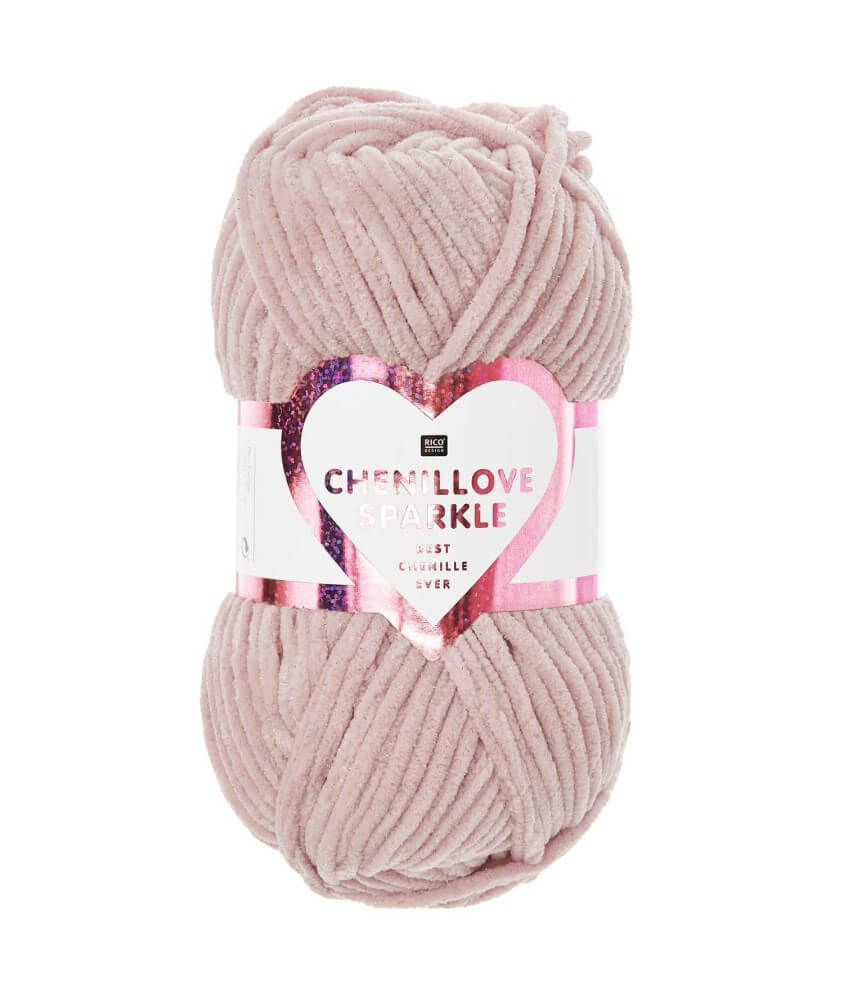 Pelote à tricoter CREATIVE CHENILLOVE SPARKLE - 100gr - Rico Design