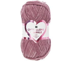 Pelote à tricoter CREATIVE CHENILLOVE SPARKLE - 100gr - Rico Design