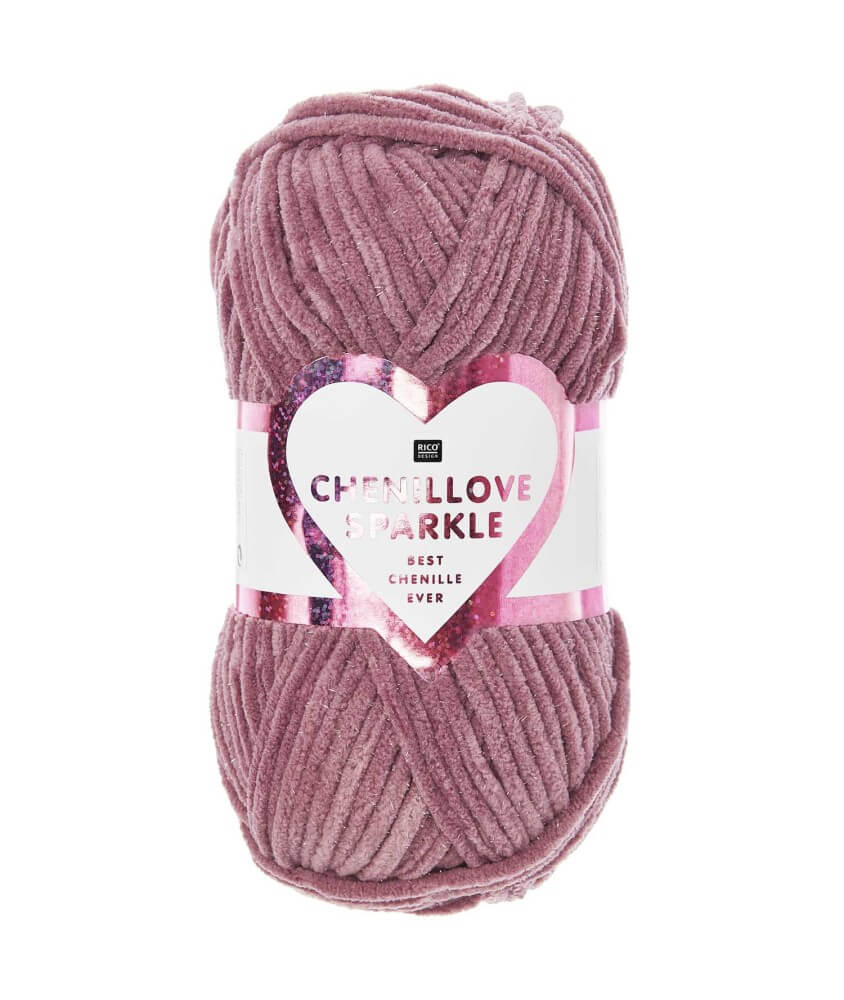 Pelote à tricoter CREATIVE CHENILLOVE SPARKLE - 100gr - Rico Design