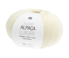 Pelote de laine à chaussette Socks Alpaca Luxury 4 fils -100 gr - Rico Design