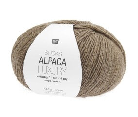 Pelote de laine à chaussette Socks Alpaca Luxury 4 fils -100 gr - Rico Design