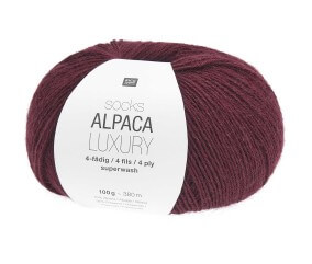 Pelote de laine à chaussette Socks Alpaca Luxury 4 fils -100 gr - Rico Design