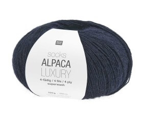 Pelote de laine à chaussette Socks Alpaca Luxury 4 fils -100 gr - Rico Design