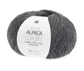 Pelote de laine à chaussette Socks Alpaca Luxury 4 fils -100 gr - Rico Design