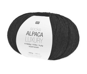 Pelote de laine à chaussette Socks Alpaca Luxury 4 fils -100 gr - Rico Design