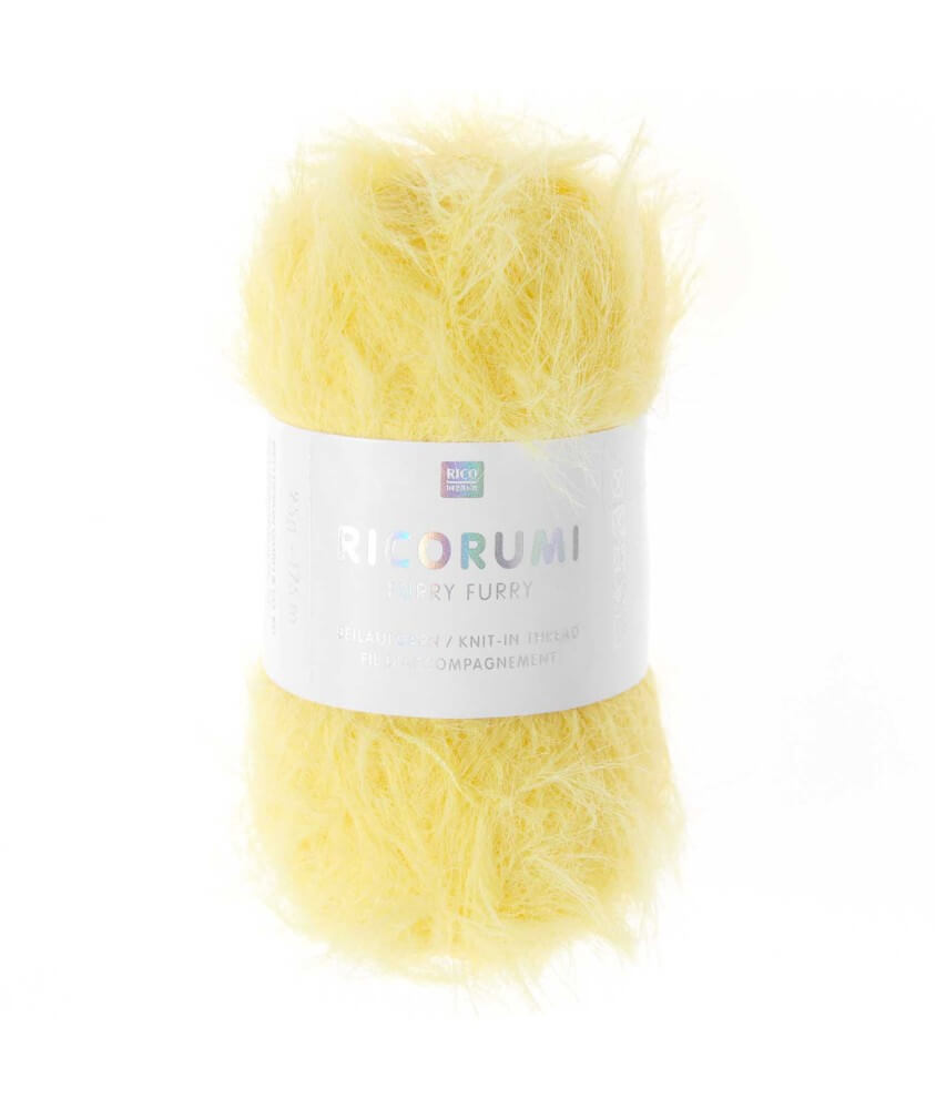 Fil fausse fourrure RICORUMI FURRY FURRY - 25 gr - Rico Design - Idéal pour les amigurumis et créations douillettes
