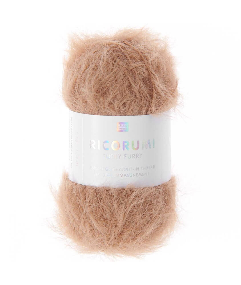 Fil fausse fourrure RICORUMI FURRY FURRY - 25 gr - Rico Design - Idéal pour les amigurumis et créations douillettes