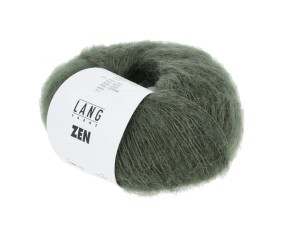 Pelote de Laine, Alpaga et Soie à tricoter ZEN - 25GR - Lang Yarns