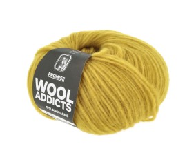 Pelote de laine PROMISE de Wool Addicts - 100gr – Laine Mérinos Extrafine & Polyamide - 50 Jaune - vue 8