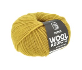 Pelote de laine PROMISE de Wool Addicts - 100gr – Laine Mérinos Extrafine & Polyamide - 50 Jaune - vue 9