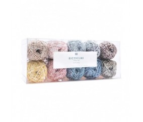 Kit de 10 Pelotes de coton RICORUMI SPRAY dk- Rico Design