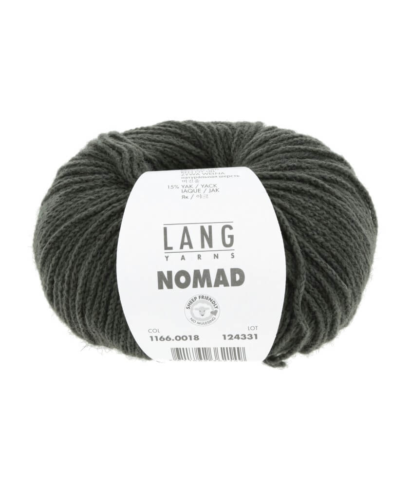 Pelote de laine et yak NOMAD – 25gr - Lang Yarns - Laine extrafine & yak naturel – Luxe rustique pour tricots nomades