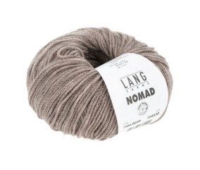 Pelote de laine et yak NOMAD – 25gr - Lang Yarns - Laine extrafine & yak naturel – Luxe rustique pour tricots nomades