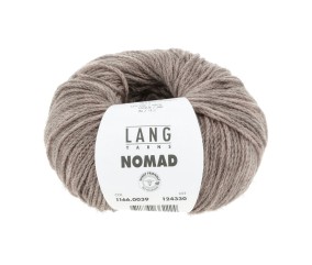 Pelote de laine et yak NOMAD – 25gr - Lang Yarns - Laine extrafine & yak naturel – Luxe rustique pour tricots nomades