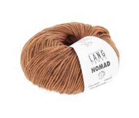 Pelote de laine et yak NOMAD – 25gr - Lang Yarns - Laine extrafine & yak naturel – Luxe rustique pour tricots nomades