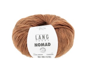 Pelote de laine et yak NOMAD – 25gr - Lang Yarns - Laine extrafine & yak naturel – Luxe rustique pour tricots nomades