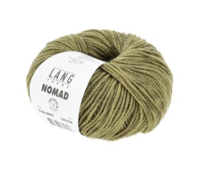 Pelote de laine et yak NOMAD – 25gr - Lang Yarns - Laine extrafine & yak naturel – Luxe rustique pour tricots nomades