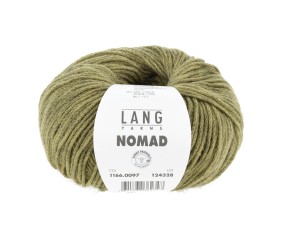 Pelote de laine et yak NOMAD – 25gr - Lang Yarns - Laine extrafine & yak naturel – Luxe rustique pour tricots nomades