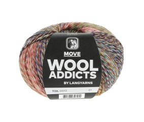 Pelote de laine MOVE – 100 gr - Lang Yarns - Spécial chaussettes - Ultra-résistante & respirante