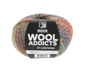 Pelote de laine MOVE – 100 gr - Lang Yarns - Spécial chaussettes - Ultra-résistante & respirante