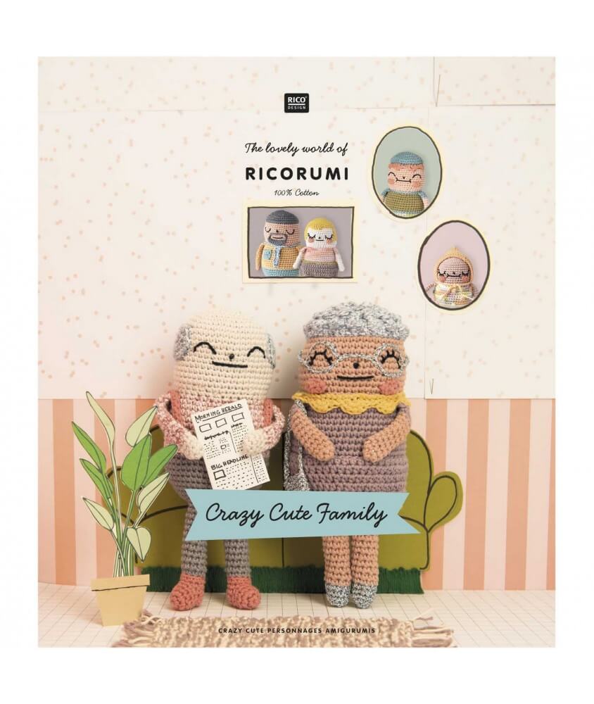 Livre Ricorumi Crazy Cute Family - Rico Design