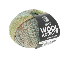 Pelote de laine MOVE – 100 gr - Lang Yarns - Spécial chaussettes - Ultra-résistante & respirante