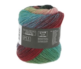 Pelote de laine MOVE 6 fils – 100 gr - Wool Addict - Spécial chaussettes - Ultra-résistante & respirante
